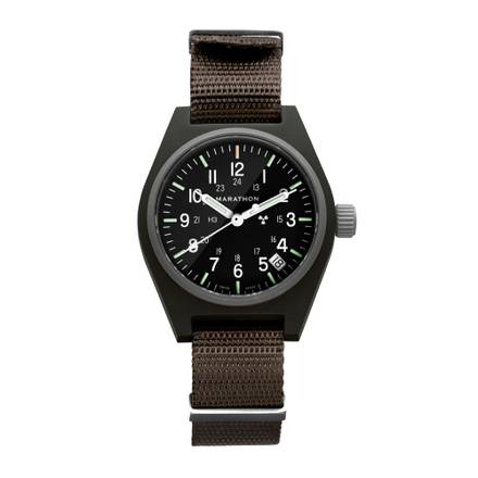 34mm Sage Green General Purpose Quartz with Date (GPQ-D)