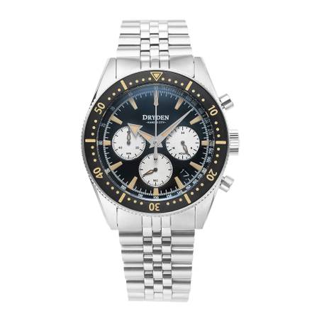 Dryden Chrono Diver Gen 2 42mm Chronograph - Black Vintage