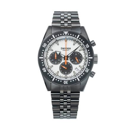 Dryden Chrono Diver Gen 2 42mm Chronograph - PVD Panda Orange