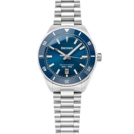 Dryden Pathfinder 41mm Automatic Dive Watch - Midnight Blue