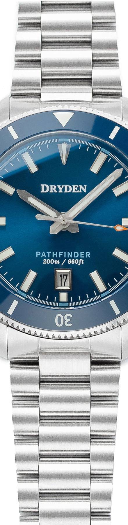Dryden Pathfinder 41mm Automatic Dive Watch - Midnight Blue