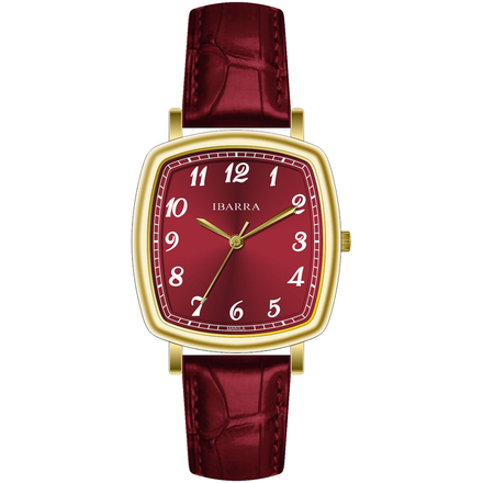Trofeo 1898 Quartz (Red Enamel Dial)