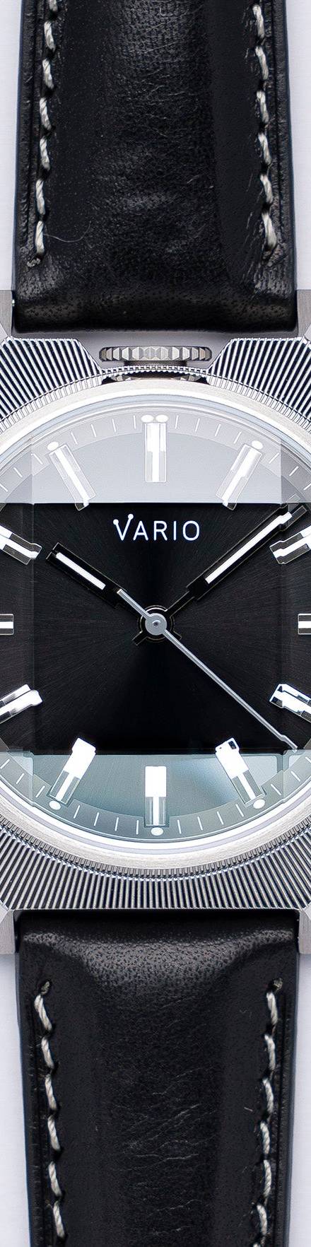 Vario Futurist Watch Sunburst Black Watch