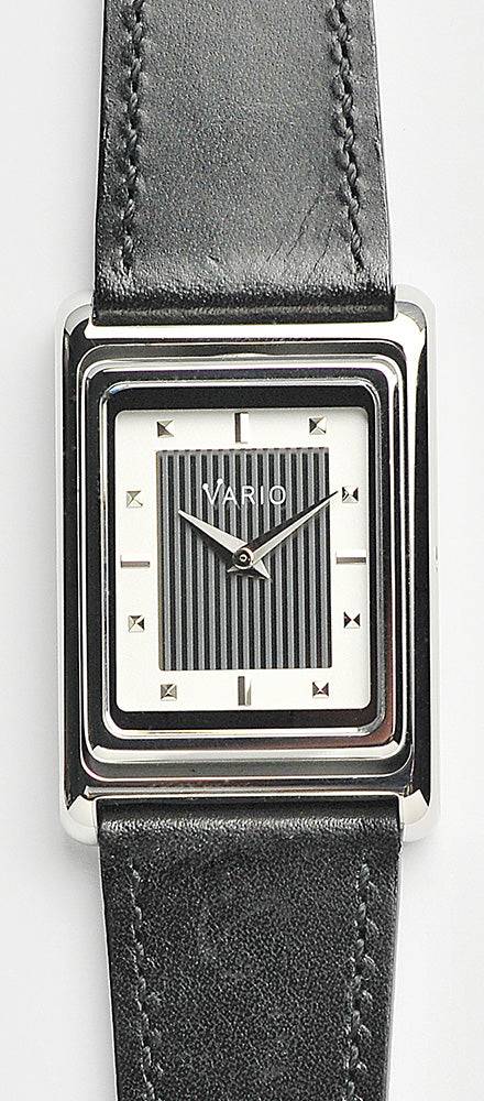 Vario VERSA Reversible Single Time White Tuxedo Automatic Watch