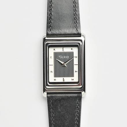 Vario VERSA Reversible Single Time White Tuxedo Automatic Watch