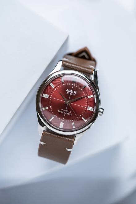 Apollo II - Wine Red Silver