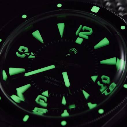 PH-2 with bracelet (black dial)