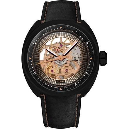 C47 Skeleton DARK SPIRIT - Black - 42mm - Automatic