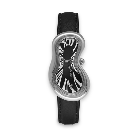 Classic Melting Watch Stainless Steel 316L Black
