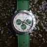 KRONO E08/A ◇ Meca-Quartz Chronograph - 39mm - Cool Grey/Green Steel
