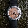 KRONO E08/D ◇ Meca-Quartz Chronograph - 39mm - Salmon Steel