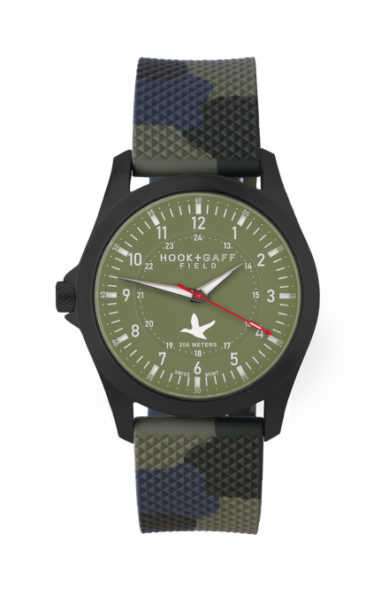 Field Watch Black PVD - Olive Dial