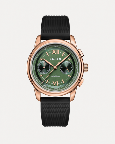Hybrid Chronograph - Pine Green Rose Gold
