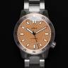 Model Three Dual Time - Brushed Copper Dial / SS Case