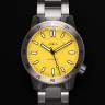 Model Three Dual Time - Yellow Dial / SS Case
