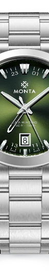 Monta Noble Voyager, Green Dial