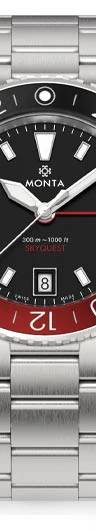 Monta Skyquest, Black Dial, Bi-Color Aluminum Bezel