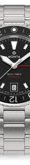 Monta Skyquest, Black Dial, Black Aluminum Bezel
