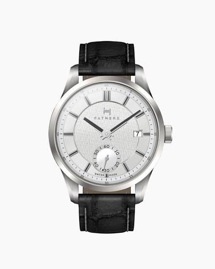 Fathers Aeterna - Orologio Small Seconds Automatico Swiss Made - Bianco 38mm