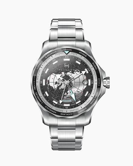 Fathers Globetrotter Black – Orologio GMT Automatico Swiss Made – Nero 40 mm