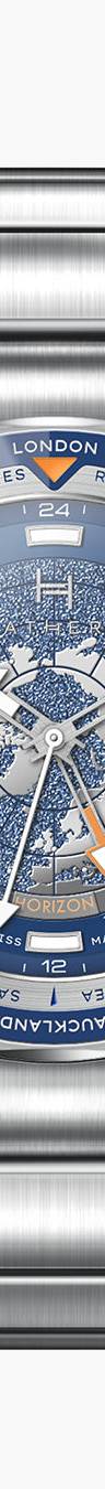 Fathers Globetrotter Blue – Orologio GMT Automatico Swiss Made – Blu 40 mm