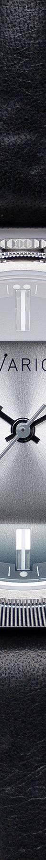 Vario Futurist Watch Sunburst Silver Fume Watch